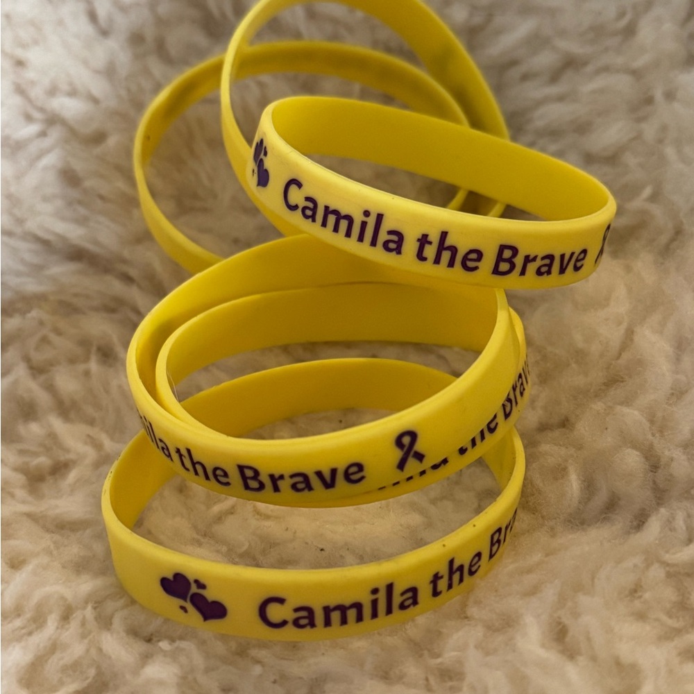 Yellow 'Camila the Brave' Wristbands